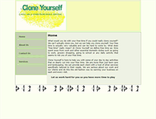 Tablet Screenshot of gocloneyourself.com